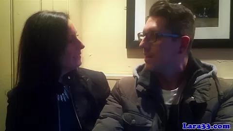 Glam mature suck cock after picking up bloke