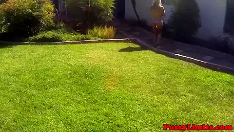 Bigtitted suntanning slut plowed by intruder
