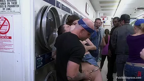 French Beauty Anally Fucked in Public