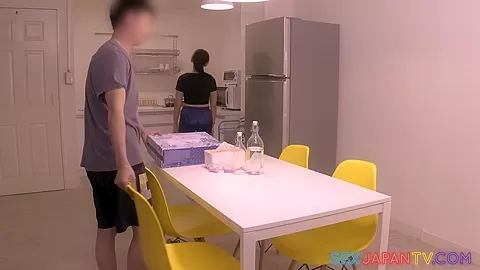 Sexy KimKim Cleans A Cock