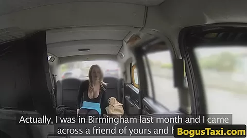 Amateur taxi brit bumfucked in the back