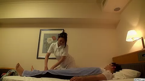Japanese hotel massage naked eating out hairy pussy
