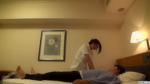 Japanese hotel massage naked eating out hairy pussy