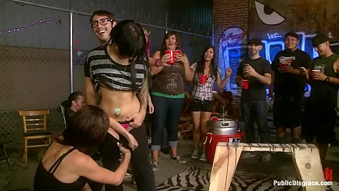 Brand New Model Gets the full Public Disgrace Experience ASS ALERT