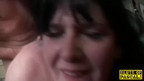 Bigtitted busty brit subs while pounded