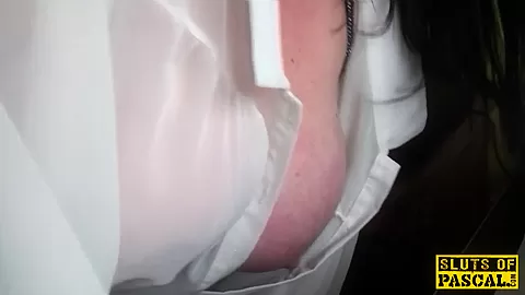 Bigtitted busty brit subs while pounded