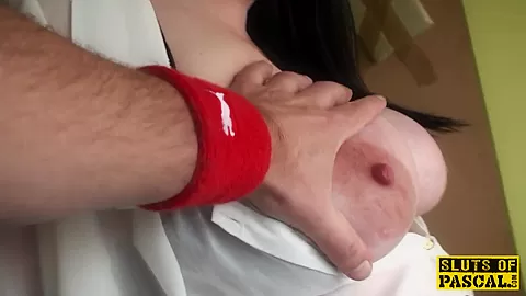 Bigtitted busty brit subs while pounded
