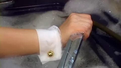 Cute asian maid gets fucked