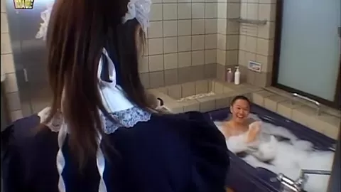 Cute asian maid gets fucked