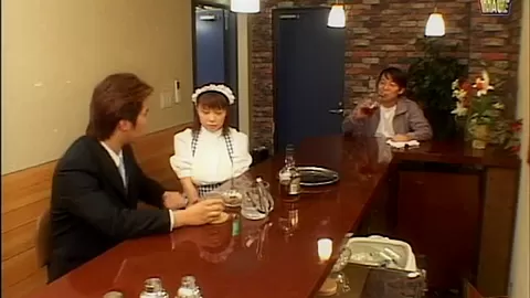 Busty japanese teen 18+ sucks dick