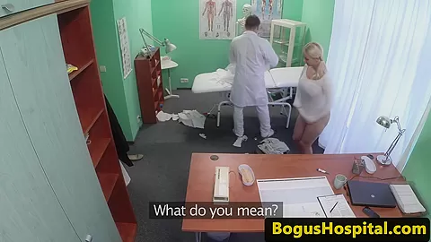 Czech amateur patient railed by the doctor