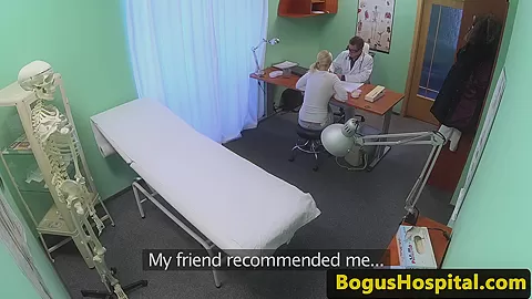 Czech amateur patient railed by the doctor