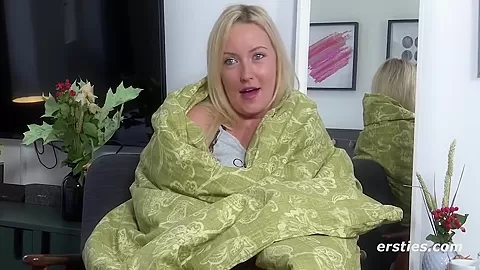 Blonde Inge Fingering Herself Doggy Style