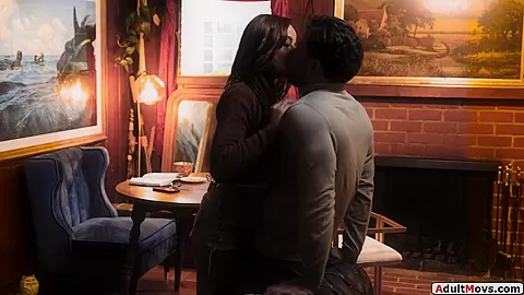 Petite brunette facesits deepthroats and rides bfs big cock
