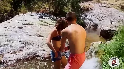 POV Fishing a tiny Spanish teen 18+