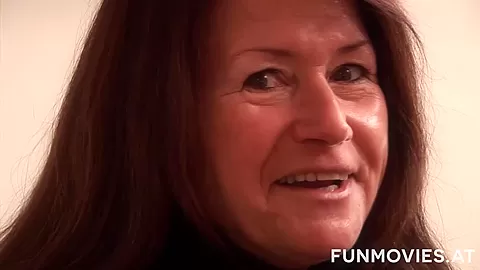 German Granny gets a huge dildo