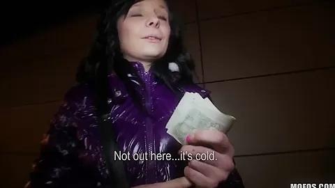 Czech Maja likes to suck dicks for green dollars