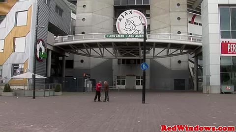 Alternative dutch prostitute gets pussynailed