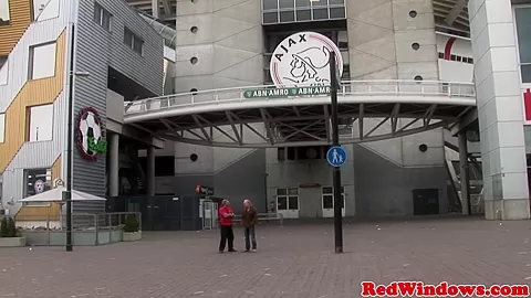 Alternative dutch prostitute gets pussynailed