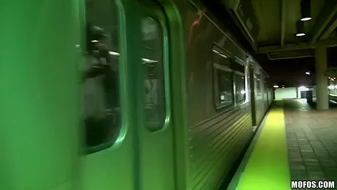 Crazy hot and hungry for dicks chicks flirting with everyone in the train and in public