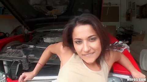 The big dick teases Gigi to make her more horny and she smacks it