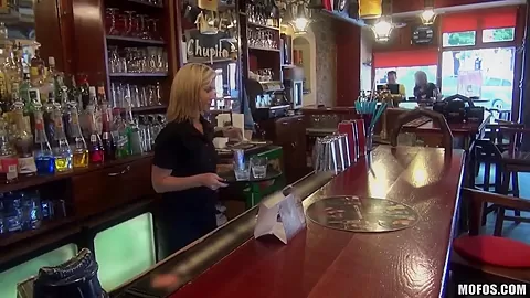 A barmaid teaches you how to fuck her