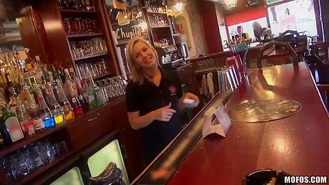 A barmaid teaches you how to fuck her
