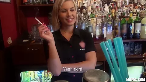 A barmaid teaches you how to fuck her