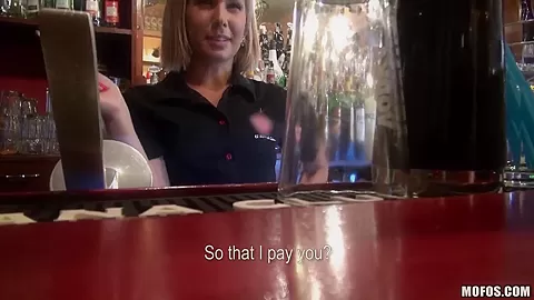 A barmaid teaches you how to fuck her