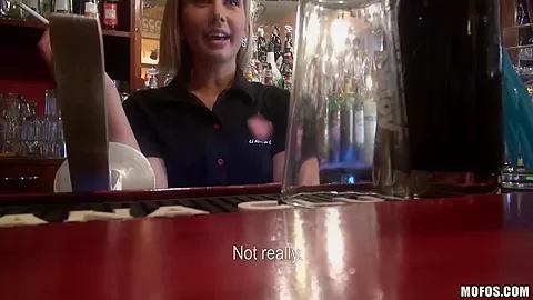 A barmaid teaches you how to fuck her