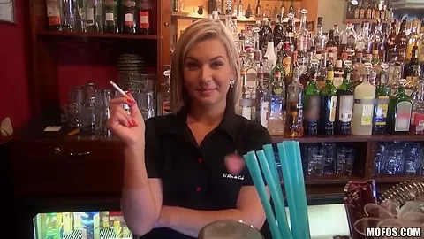 A barmaid teaches you how to fuck her