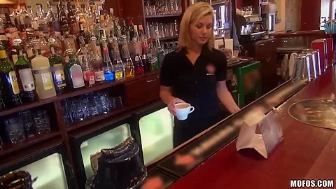 A barmaid teaches you how to fuck her