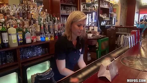 A barmaid teaches you how to fuck her
