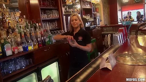 A barmaid teaches you how to fuck her