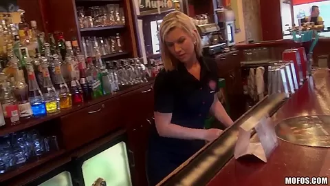 A barmaid teaches you how to fuck her