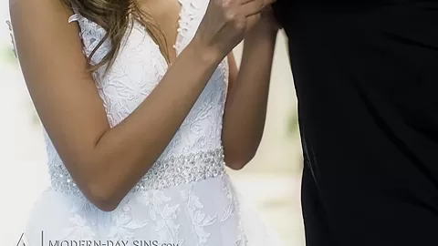 MODERN-DAY SINS - Big Titty Latina MILF Shows Bride How To Handle A BIG COCK Before Her Wedding!
