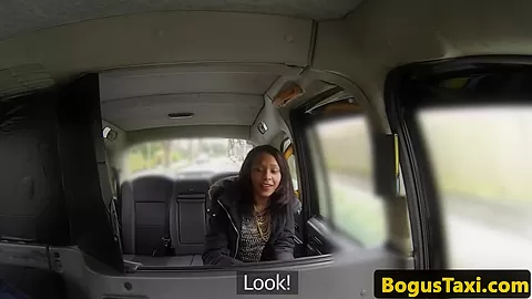 Nubian taxi beauty pounded in tight pussy