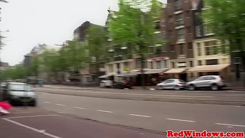 Bigtitted dutch slut cocksucking client