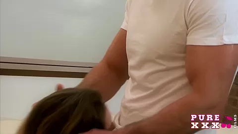 Caught her masturbating at home