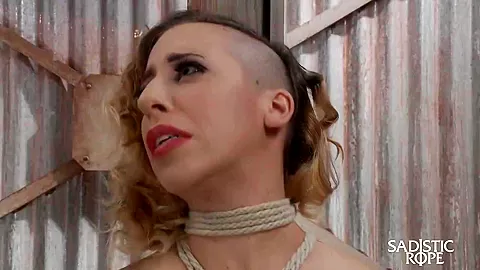 Helpless Whore Devastated by Extreme Bondage