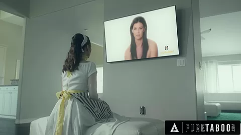 PURE TABOO Law En***r Audits Housewife's Sexual Thirst In Dystopian Future