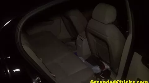 Cocksucking stranded busty nubian facialized