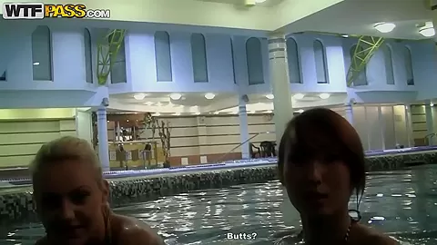 Two cute chicks having sex with pickupers