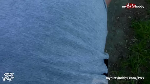 MyDirtyHobby - Blonde amateur does anal in nature