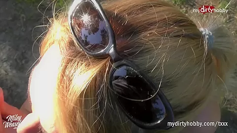MyDirtyHobby - Blonde amateur does anal in nature
