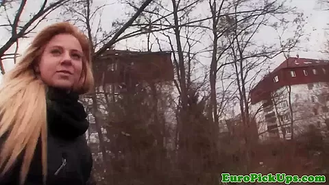 Real euro girlnextdoor gets a mouthful of cum