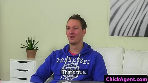 Euro caster fucking in the office after bj