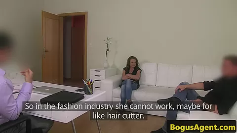 European amateur pussyfucked during audition