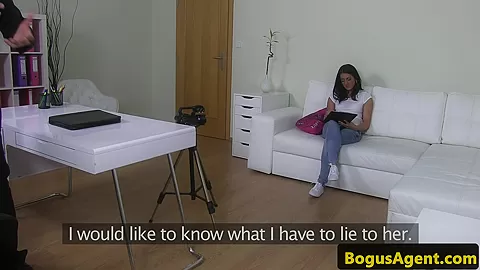 Casted euro pussyfucked in trio while sucking