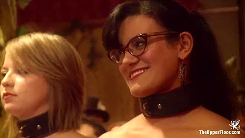 Masquerade Orgy with Nine Slaves 100 Horny Guests One